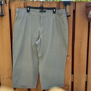 ADJUST-A-BAND. Expandable Waist. Sage Green Pants. Size 44S. 100% Cotton.